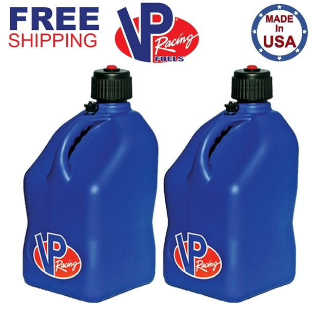 4 VP Racing Blue 5 Gallon Round Fuel Jug/Utility Water Container/Jerry Gas Can